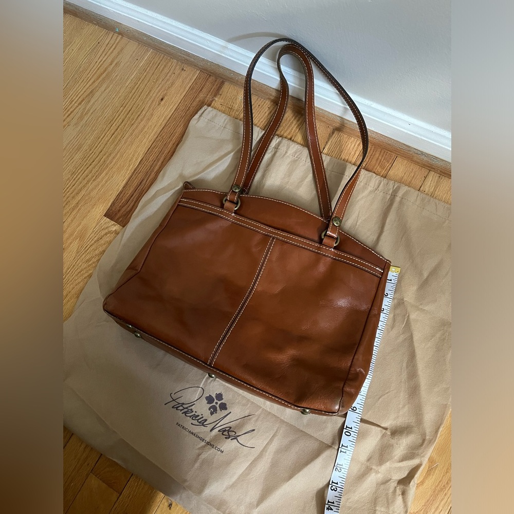 Patricia Nash Poppy Tote Cognac - Picture 4 of 12